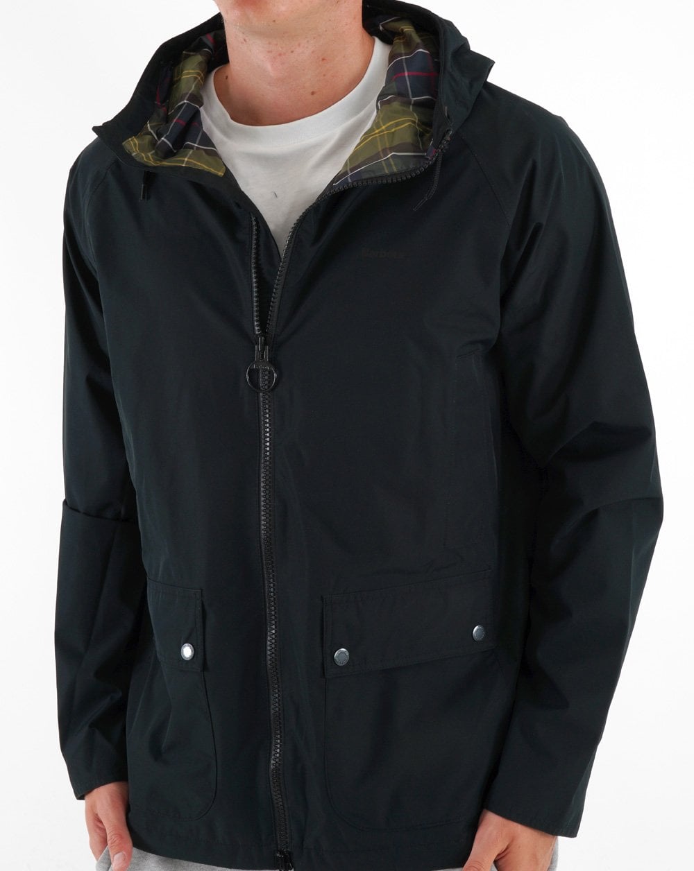 Barbour Domus Kapuzenjacke Schwarz