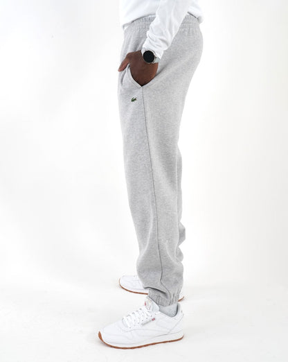 Lacoste Fleece-Trainingshose Silber Chine