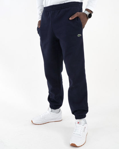 Lacoste Fleece-Trainingshose, Marineblau