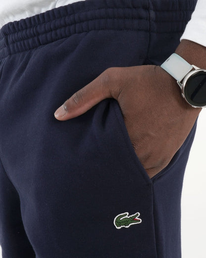 Lacoste Fleece-Trainingshose, Marineblau