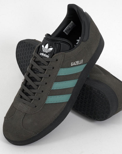 Adidas Gazelle Sneakers Olivgrau/Schwarz