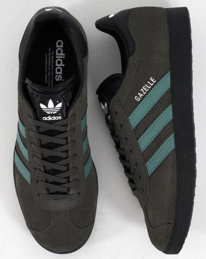 Adidas Gazelle Sneakers Olivgrau/Schwarz