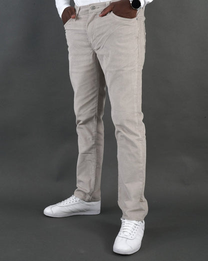 Levi's – 511 – Slim Fit-Cordhose in Stein