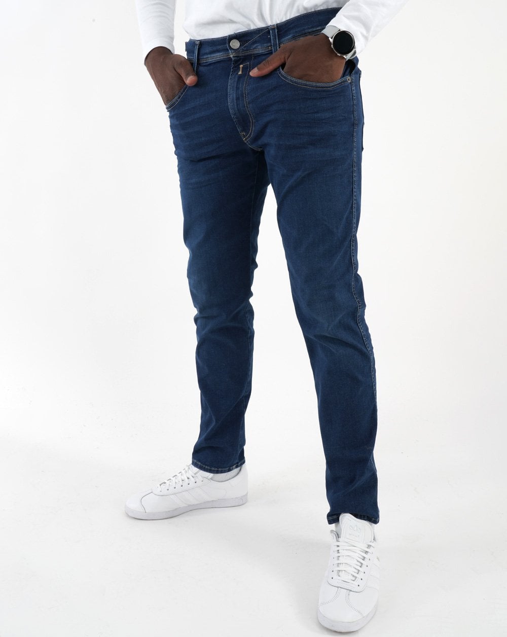 Replay Anbass Hyperflex X.Lite Jeans Ocean Blue