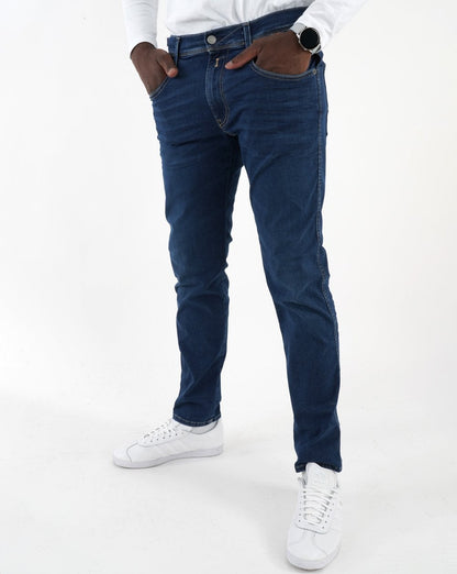 Replay Anbass Hyperflex X.Lite Jeans Ozeanblau