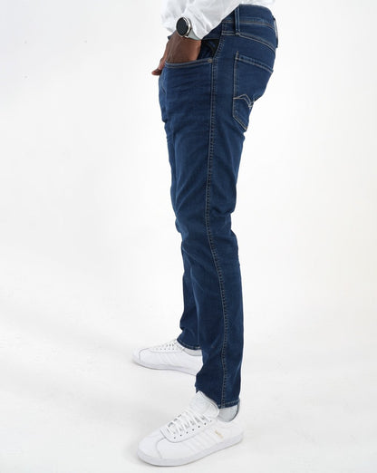 Replay Anbass Hyperflex X.Lite Jeans Ozeanblau