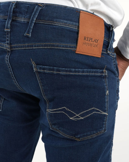 Replay Anbass Hyperflex X.Lite Jeans Ozeanblau