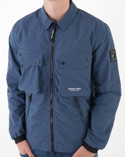 Marshall Artist Overshirt Airforce Blau