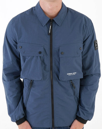 Marshall Artist Overshirt Airforce Blau