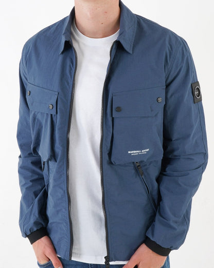 Marshall Artist Overshirt Airforce Blau