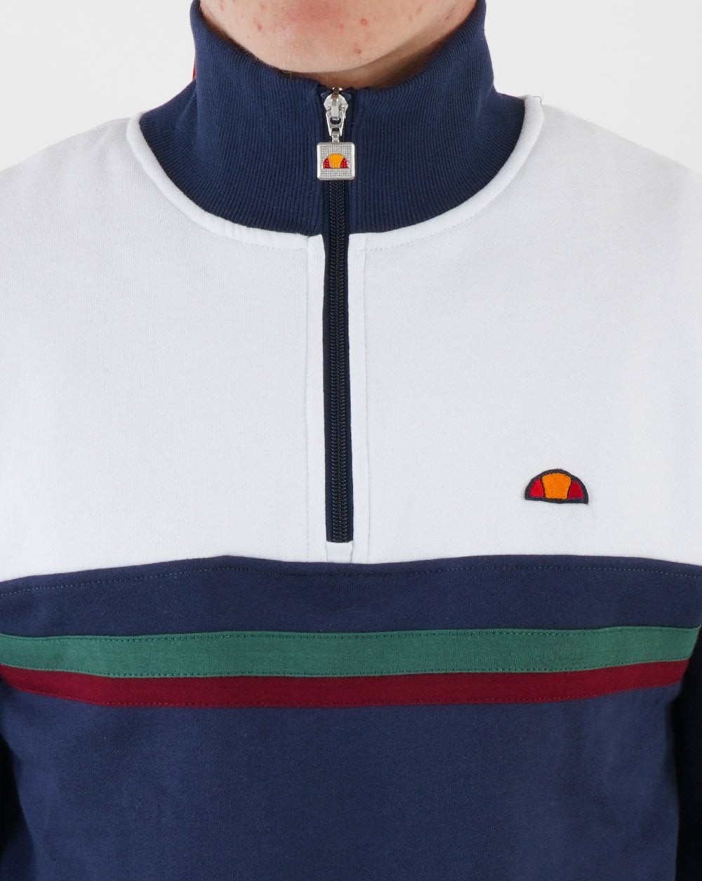 Ellesse Causa Zip Sweater Navy/White