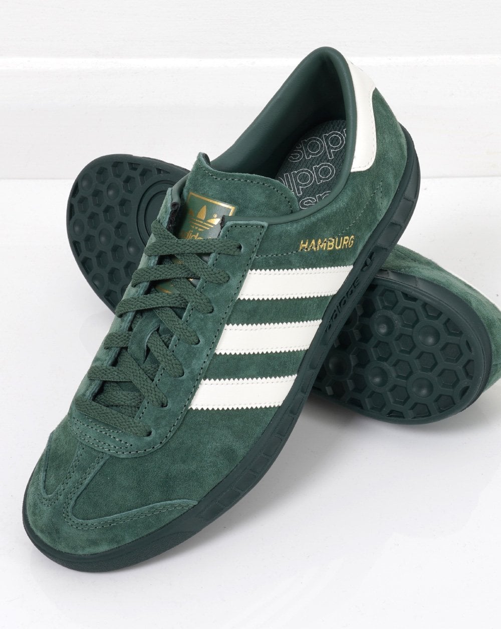 Adidas Hamburg Trainers Green Oxide