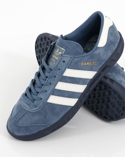 Adidas Hamburg Sneakers Stahlblau/Off-White