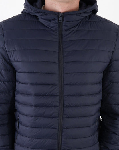 Benetton Leichte Pufferjacke in Marineblau