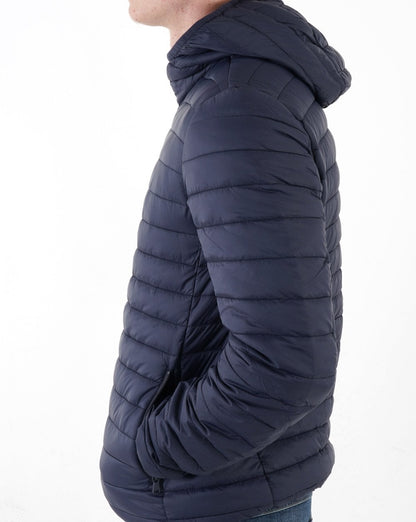 Benetton Leichte Pufferjacke in Marineblau