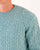 Benetton Cable Knit Jumper Sea Mint