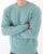 Benetton Cable Knit Jumper Sea Mint