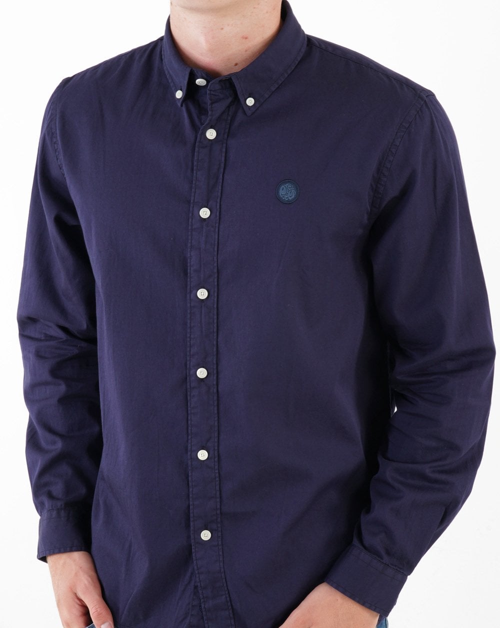 Pretty Green Rohini Hemd Marineblau