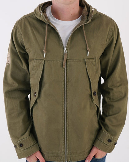 Pretty Green – Cooper-Jacke in Khaki