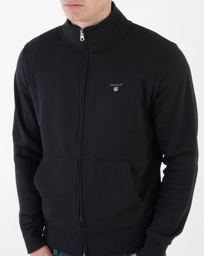 Gant Original Full Zip Sweatshirt Schwarz