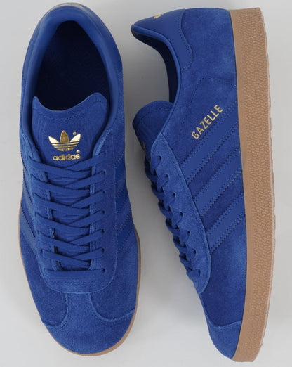 Adidas Gazelle Sneakers Power Blau-Gold
