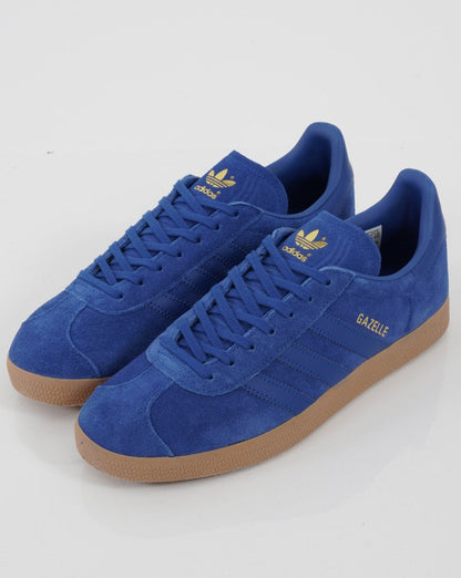 Adidas Gazelle Sneakers Power Blau-Gold