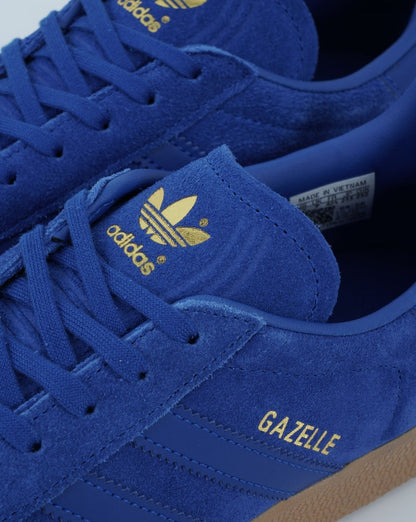 Adidas Gazelle Sneakers Power Blau-Gold