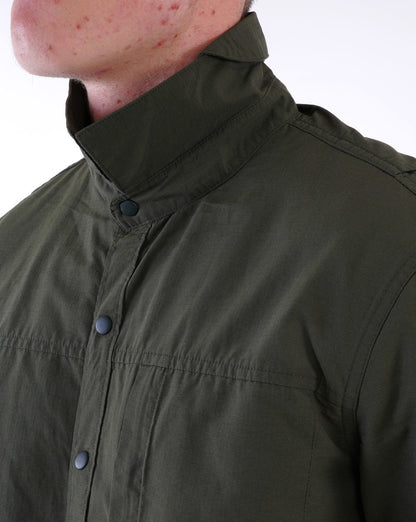 Barbour Walking Overshirt Olivgrün
