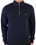 Gant Original Half Zip Sweat Navy Blue