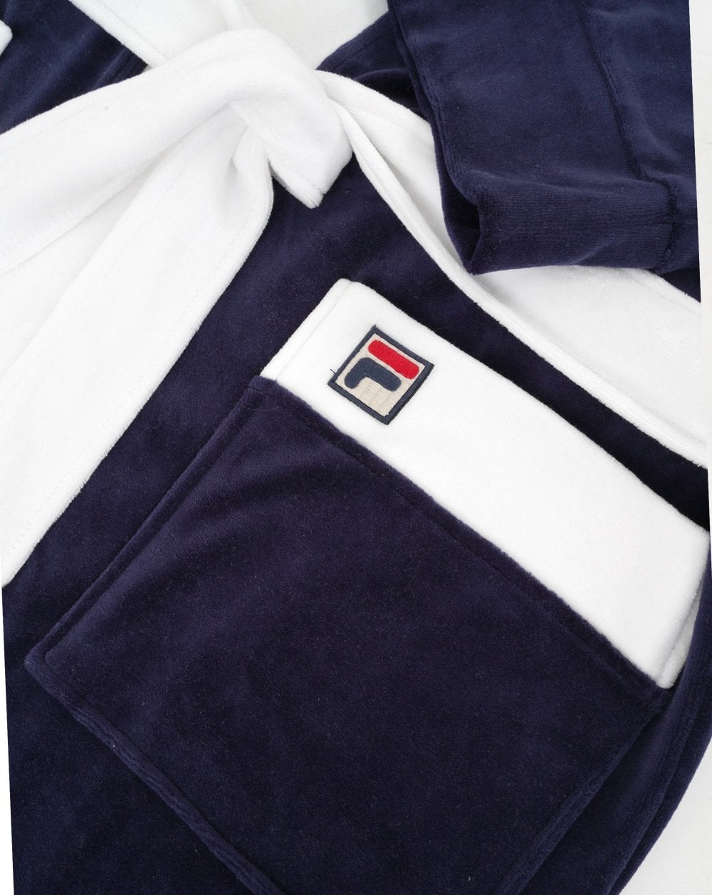 Fila Vintage Morgenmantel Marineblau/Weiß