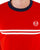 Sergio Tacchini Supermac T Shirt Dark Red/White