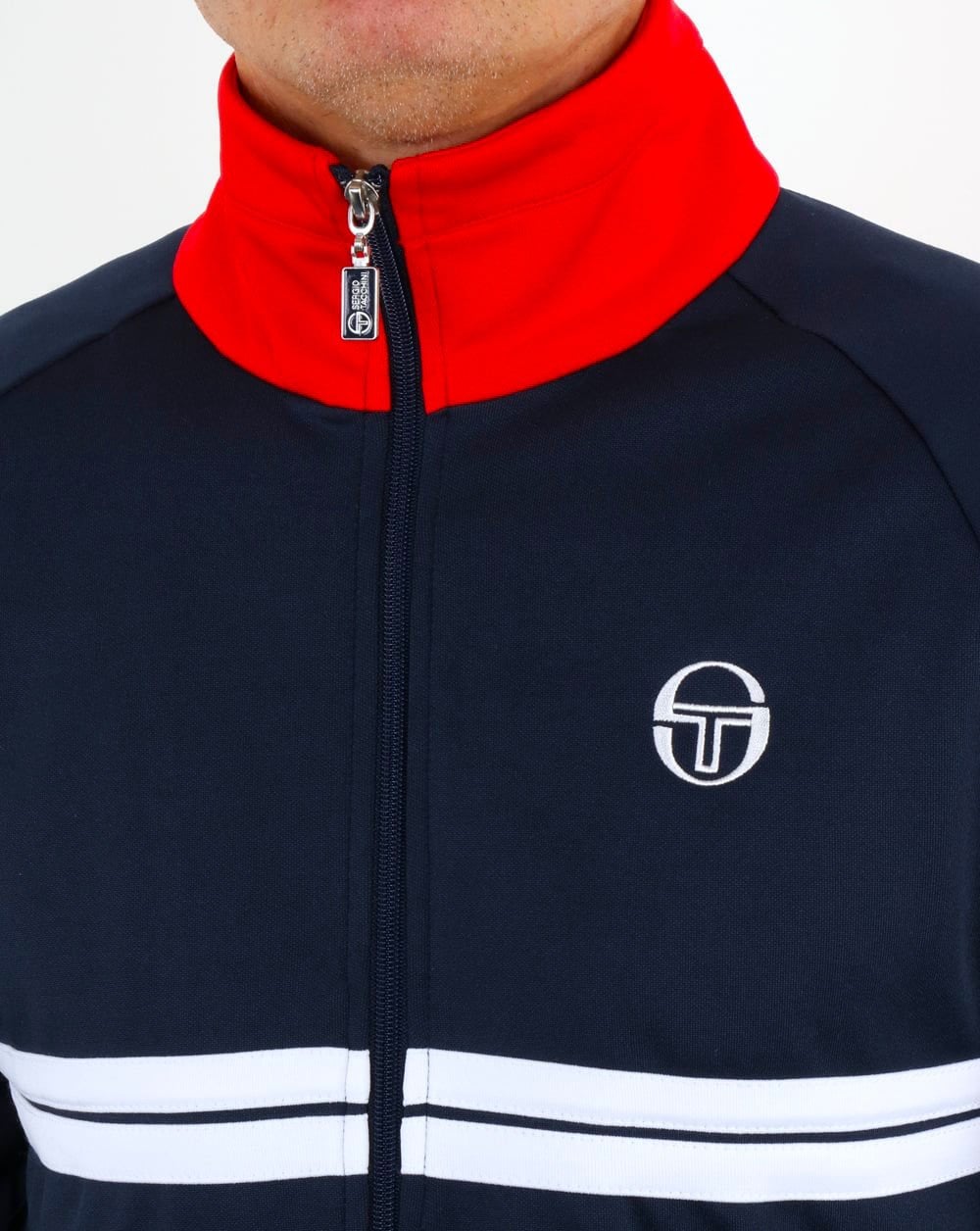 Sergio Tacchini Dallas Trainingsjacke Marineblau/Rot/Weiß