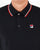 Fila Vintage Tipped LS Polo Shirt Black/White/Red