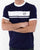 Sergio Tacchini Masters T Shirt Navy Blue/White