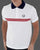 Sergio Tacchini Supermac Polo Shirt White/Dark Red