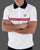 Sergio Tacchini Supermac Polo Shirt White/Dark Red