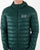 EA7 Core Logo Down Hooded Jacket Green