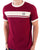 Sergio Tacchini Masters T Shirt Burgundy Red / Off White