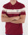 Sergio Tacchini Young Line Polo Shirt Burgundy / Off White