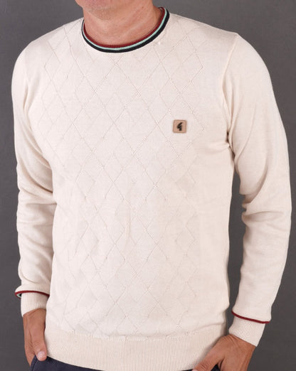 Gabicci Vintage Marlon Strickpullover Creme