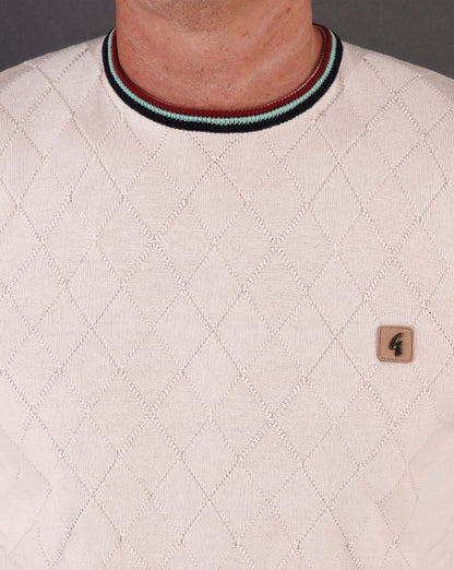 Gabicci Vintage Marlon Strickpullover Creme