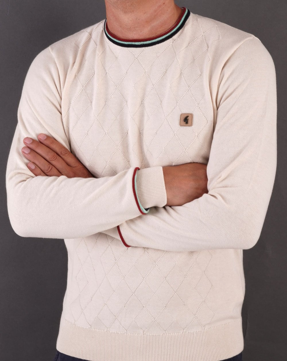 Gabicci Vintage Marlon Strickpullover Creme