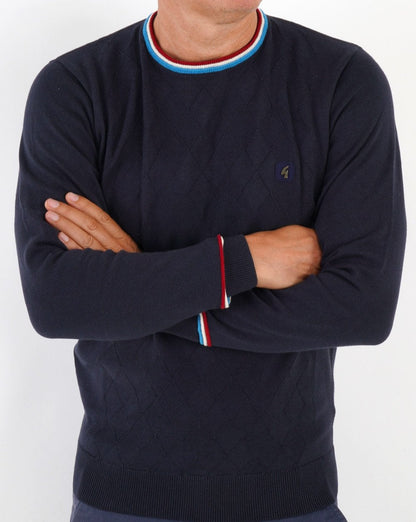 Gabicci Vintage Marlon Strickpullover Marineblau