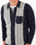 Gabicci Vintage Law Button LS Knit Polo Navy