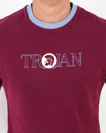 Trojan Outline Logo T-Shirt Port
