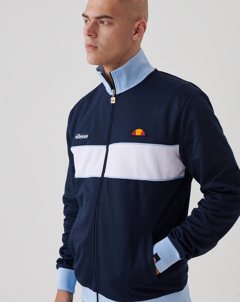 Ellesse Chest Panel Track Top Navy/ Sky