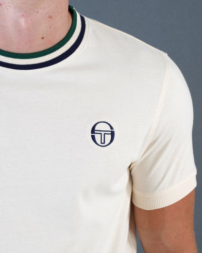 Sergio Tacchini Rainer T-Shirt Off White