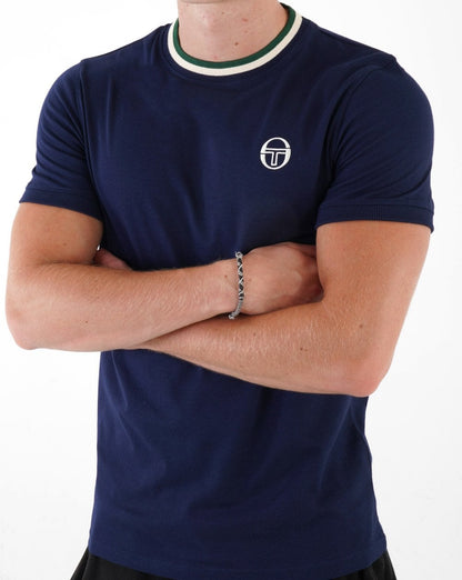 Sergio Tacchini Rainer T-Shirt Marineblau