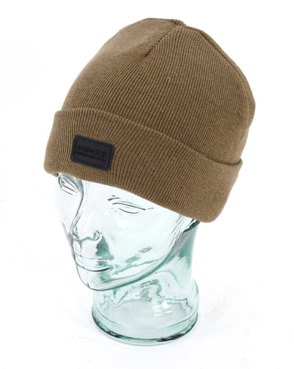 Barbour International Sensor Strickmütze Braun