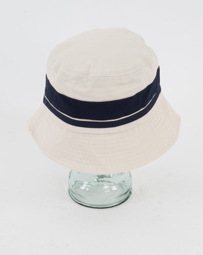 Sergio Tacchini Newsford Bucket Hat Buttercreme/Marineblau